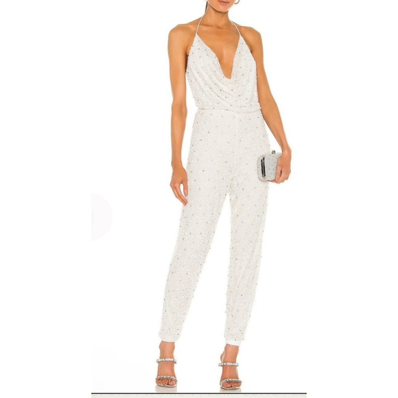 New Retroféte Skylar Jumpsuit White Size S Sold Out Online - Picture 4 of 8